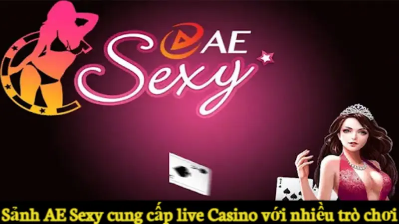 Live Casino online - Chơi sòng bạc với người chia bài thật 6 Sảnh AE Sexy cung cấp live Casino với nhiều trò chơi