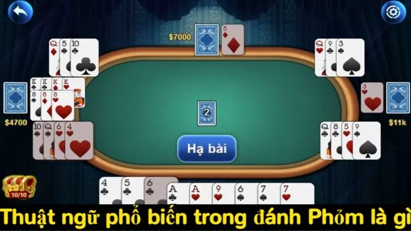 Đánh Phỏm là gì? Cách thức tính điểm chuẩn 1 ván bài Phỏm 3 Thuật ngữ phổ biến trong đánh Phỏm là gì?