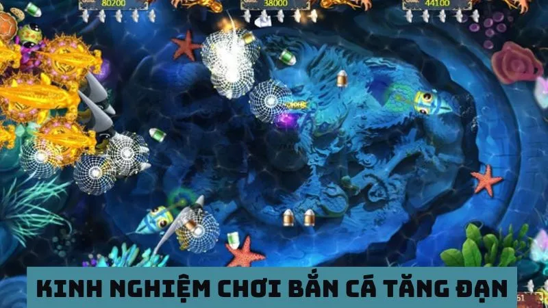 Kinh nghiệm chơi bắn cá chinh phục kho vàng đại dương 6 Bắn cá tăng đạn kinh nghiệm chơi hiệu quả
