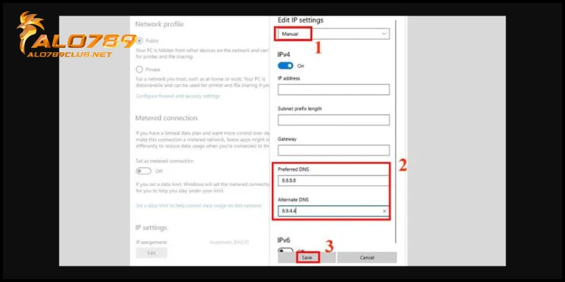 Cách đổi DNS truy cập Alo789 không bị chặn chi tiết nhất 3 Cách đổi DNS truy cập Alo789 không bị chặn bằng Settings